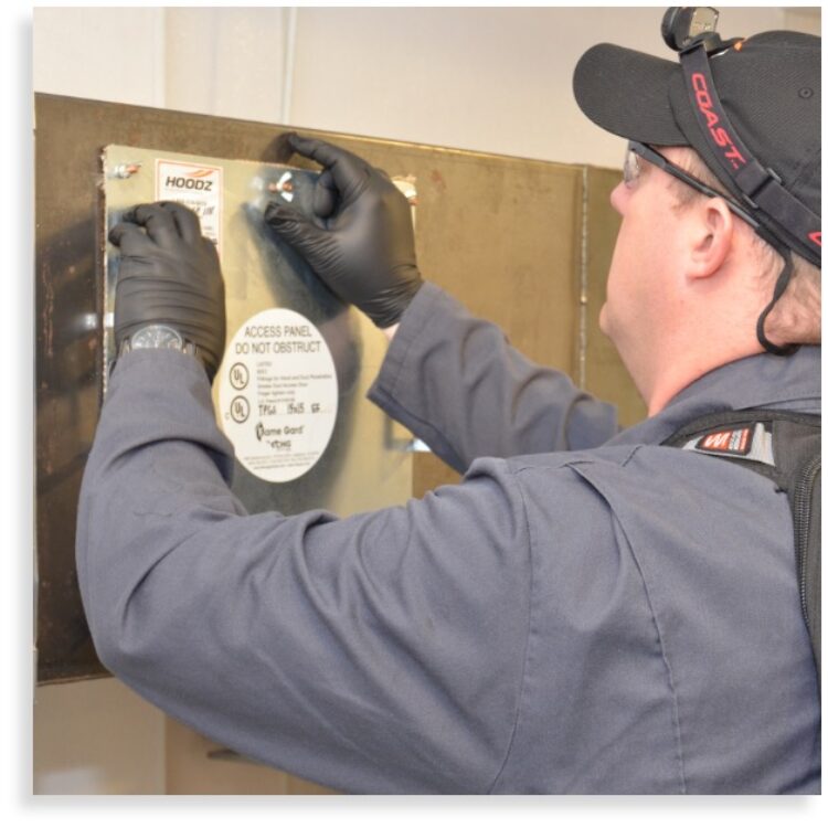 HOODZ Exhaust Fan Access Panel Installation Service