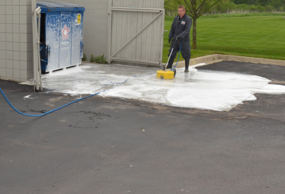 commercial pressure washing