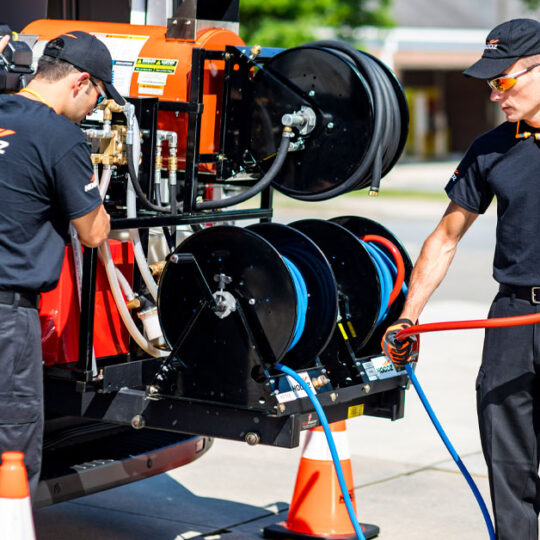 HOODZ provides commercial sanitizing services