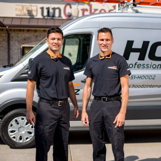 HOODZ service technicians are professionally trained and well qualified